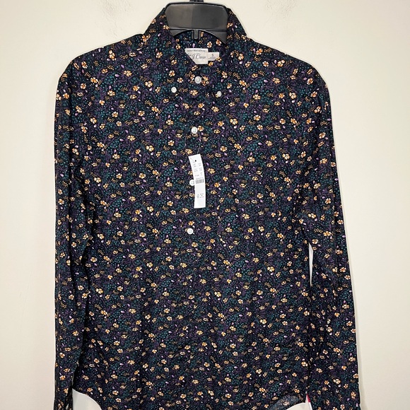 NWT J.Crew 100s 2 Ply Yarns Secret Wash Shirting Slim Size Small - Picture 3 of 10